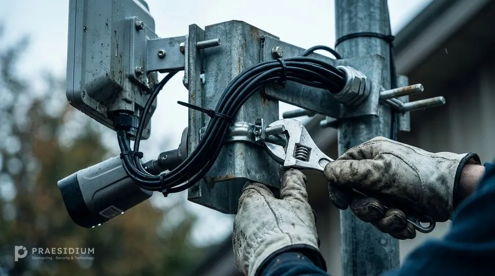 Protecting Major-Project Warehouses with Sustainable Wireless Surveillance