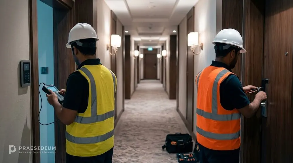 Comprehensive Electronic Systems for a Multi-Storey Hotel