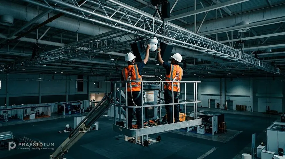 Equipping Major Exhibition Halls with Surveillance, Audio and Video Display Systems