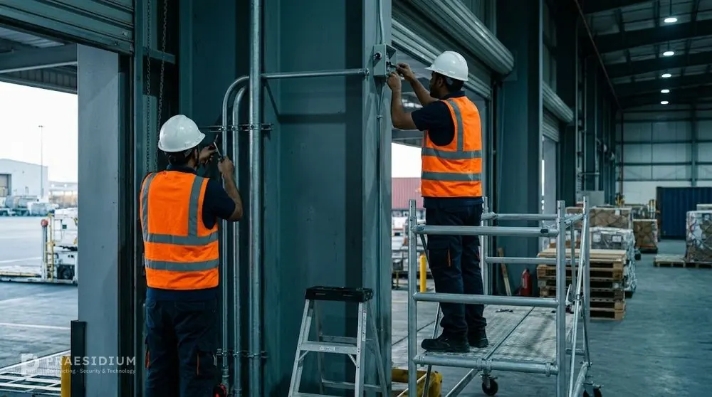 Surveillance and Central Management System for an Air Cargo Facility